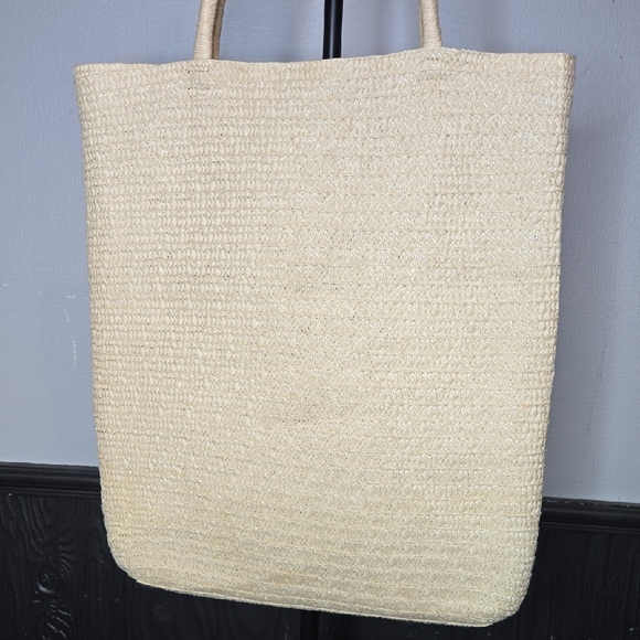 Woven Beach Tote, 13.5" x 15" - Picture 3 of 6